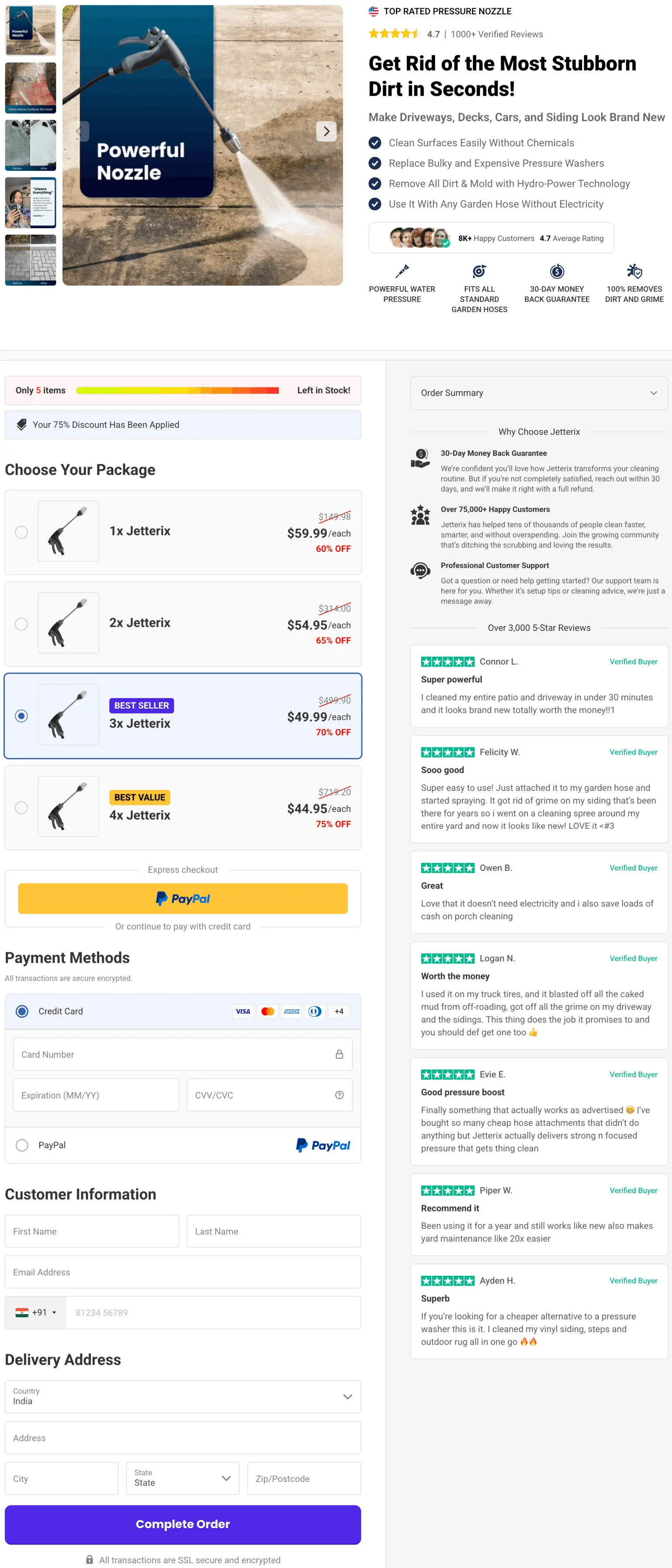 Hose Hawk Pro Official 100% Secure checkout page